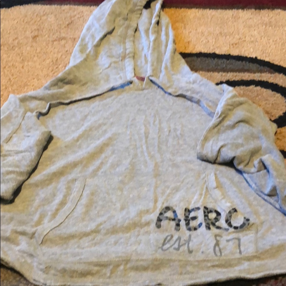 Aero crop top hoodie